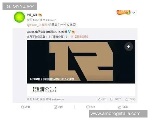 DOTA2热议：RNG战队配合引发的争议与讨论分析